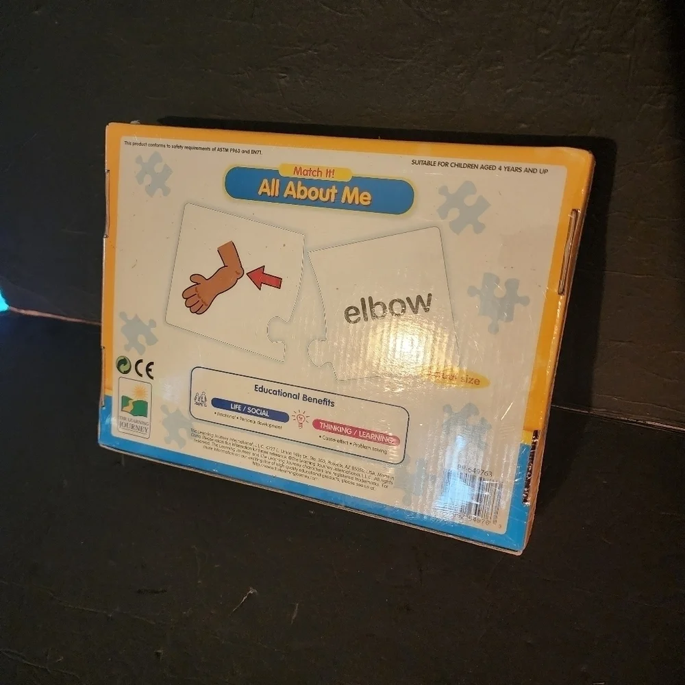 The Learning Journey Match It! All About Me Puzzle Sets NEW SEALED
